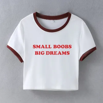 Women Sexy Letter Printed Crop Top