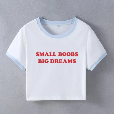 Women Sexy Letter Printed Crop Top