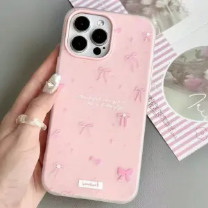 Women Fashion Bowknot Printed Jelly Shell 2-In-1 iPhone Case