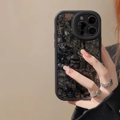 Fashion Solid Color Dream Shell Pattern Phone Case