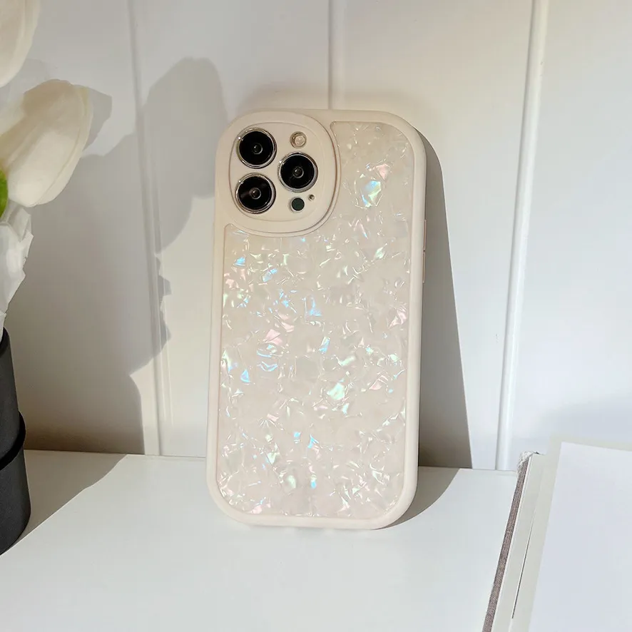 Fashion Solid Color Dream Shell Pattern Phone Case