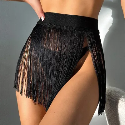Women Sexy Tassel Skirt Beach Cover Up