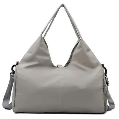 Women Fashion Casual Solid Color Yoga Sports Portable Large Capacity Storage Bag Oxford Cloth