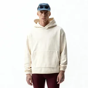 Men Fashion Casual Solid Color Long-Sleeve Fleece Hoodies