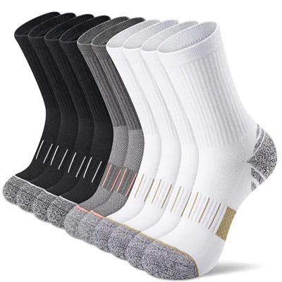 Men Fashion Casual Breathable Solid Color Cotton Sports Socks
