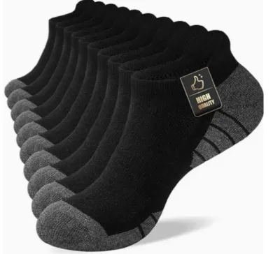 Men Fashion Casual Color Block Non-Slip Basketball Short Socks
