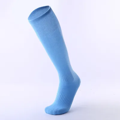 Men Fashion Casual Solid Color Breathable Non-Slip Over-The-Knee Thickened Sports Socks