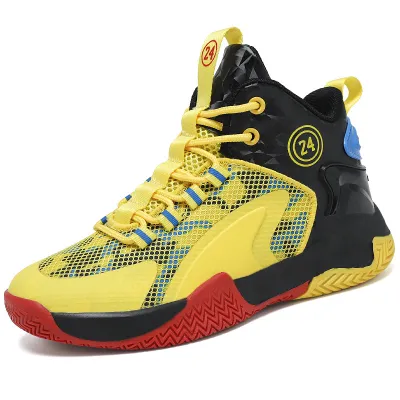 Kids Boys Fashion Casual Running Non-Slip Wear-Resistant Breathable Mesh Sneakers