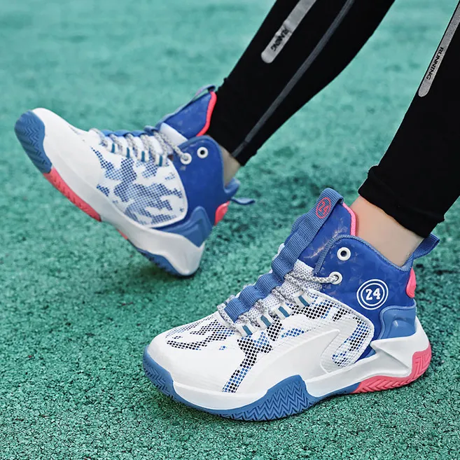 Kids Boys Fashion Casual Running Non-Slip Wear-Resistant Breathable Mesh Sneakers