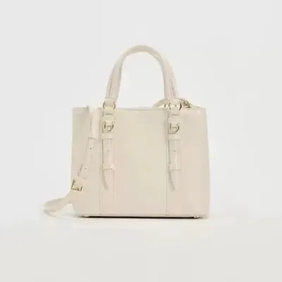 Women Fashion Casual Solid Color Portable Bucket Handbag