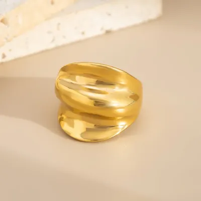 Women Fashion Simple Irregular Geometry Ring
