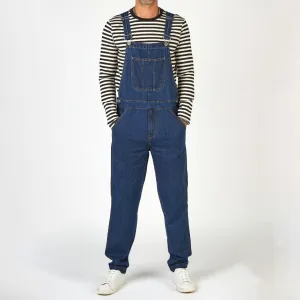 Men Casual Denim Suspenders Overalls Straight Long