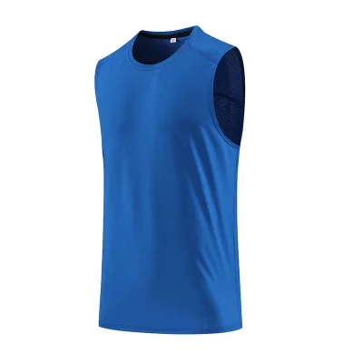 Men Fashion Casual Solid Color Quick-Drying Sports Tank Top