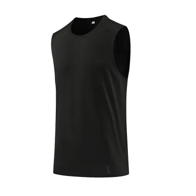 Men Fashion Casual Solid Color Quick-Drying Sports Tank Top