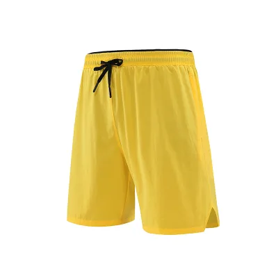 Men's Fashion Casual Solid Color Breathable Quick-Drying Sports Shorts