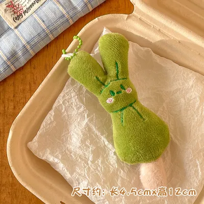 Fashion Cute Plush Meatballs Cartoon Cooking Pendant Backpack Keychain