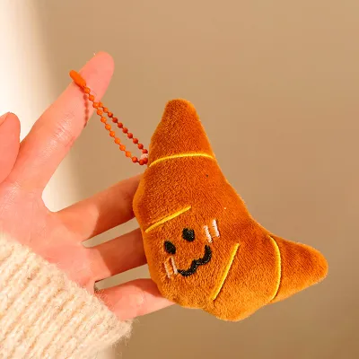 Fashion Cute Plush Meatballs Cartoon Cooking Pendant Backpack Keychain