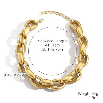 Women's Fashion Exaggerated Thick Chain Necklace