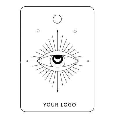 Evil Eye Printed 7x10cm Jewelry Card 1000pcs Pack