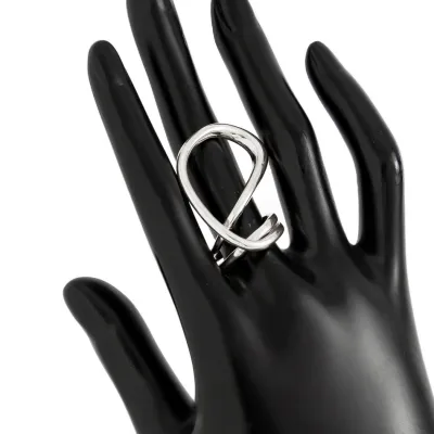 Women's Fashion Exaggerated Hollow Geometric Metal Ring