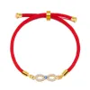 8 Word Red Bracelet
