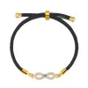 8 Word Black Bracelet