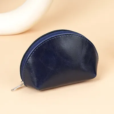 Fashion Solid Color Mini Multi-Functional PU Coin Wallets