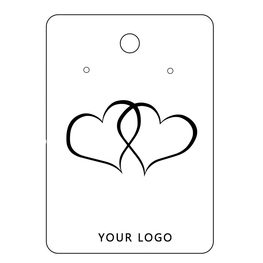 Love Printed 7x10cm Jewelry Card 1000pcs/Pack