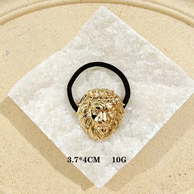 Women Fashion Punk Geometric Metal Hairband High Elasticity Hairpin