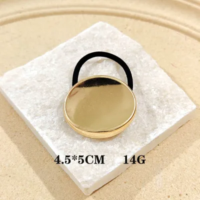 Women Fashion Punk Geometric Metal Hairband High Elasticity Hairpin