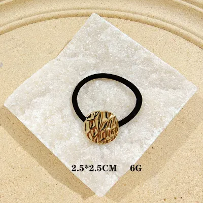 Women Fashion Punk Geometric Metal Hairband High Elasticity Hairpin