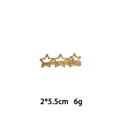 Women Fashion Alloy Love Bowknot Duckbill Hairpin