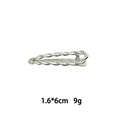 Women Fashion Alloy Love Bowknot Duckbill Hairpin