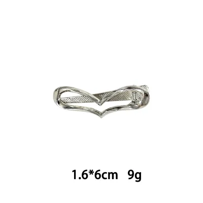 Women Fashion Alloy Love Bowknot Duckbill Hairpin