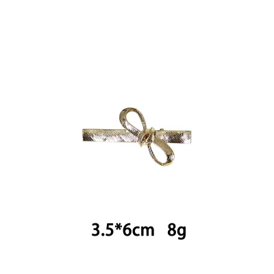 Women Fashion Alloy Love Bowknot Duckbill Hairpin