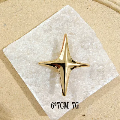Women Fashion Geometric U-Shaped Zinc Alloy Hairpin