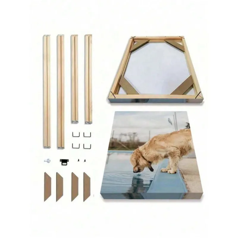 35x55cm Canvas Stretcher Frame DIY Bars Kit for Gallery Wrap