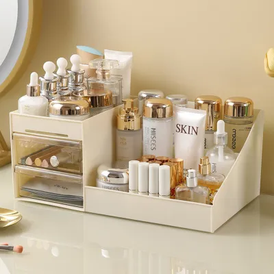 Desktop Dustproof Large Capacity Multifunctional Cosmetic Storage Box