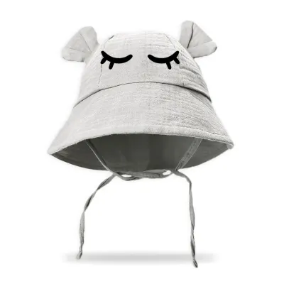 Kids Baby Boys Girls Fashion Cute Solid Color Breathable Cotton Dome Sun Hat
