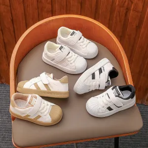 Kids Baby Boys Girls Fashion Casual Breathable Velcro Sneakers Ankle High Low Top