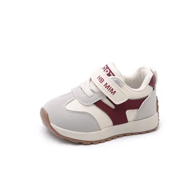 Kids Baby Boys Girls Unisex Fashion Casual Soft-Soled Breathable Velcro Ankle Sneakers
