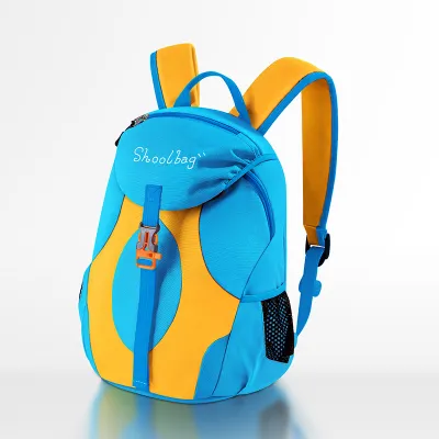 Kids Boys And Girls Fashion Casual Color Block Backpack