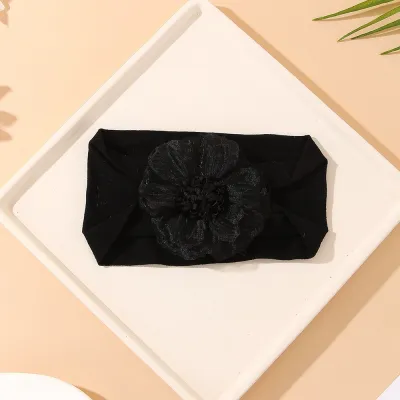 Kids Baby Elegant Flower Cloth Hair Belt