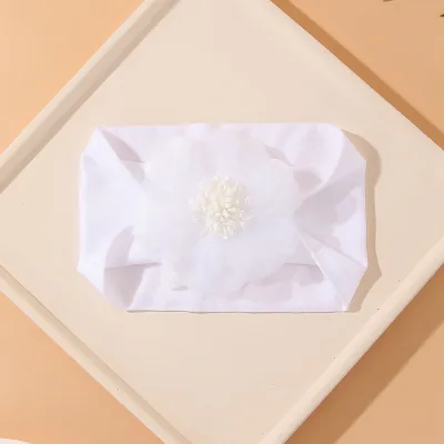 Kids Baby Elegant Flower Cloth Hair Belt