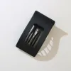 Square Flat Hairpin-Frosted Black