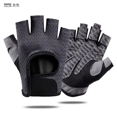 Fashion Training Fitness Half-Finger Non-Slip Butterfly Mesh Breathable Sunscreen Thin Gloves
