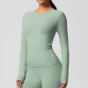 7102 Long Sleeve-Basil Green