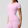 7103 Short Sleeve-Pink