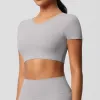 7105 Short Sleeve-Frost Grey