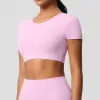 7105 Short Sleeve-Pink